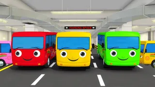 10 Little Buses: Learning Numbers the Fun Way | Fun Baby Songs | Classic Baby Songs