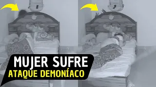 Mujer Captura Escalofriante Ataque Demoníaco en Cámara