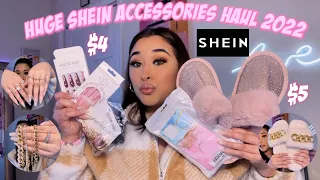 HUGE SHEIN ACCESSORIES HAUL 2022 | 40+ items (shoes, nails, sunglasses, jewelry, decor & more!!!)