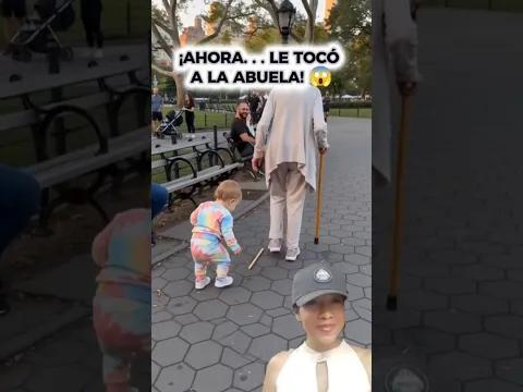 ¡AHORA. . . LE TOCÓ A LA ABUELA! 😱 #baby #cutebaby #humor