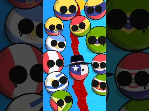 Chile obtiene el mar de sudamerica 🇧🇴🤑🇨🇱😡 #countryballs #humor