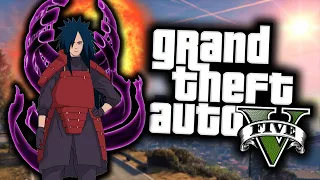 GTA 5 Mod Indonesia - UCHIHA MADARA NGAMUK DI LOS SANTOS