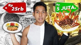 Nyobain All You Can Eat Rp25.000 VS Rp5.000.000