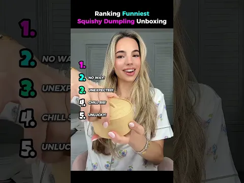 Ranking Funniest Squishy Dumpling Unboxing!