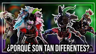 ¿Porqué Los Animatrónicos Ruined Y Sharratered Son Tan Diferentes? Análisis