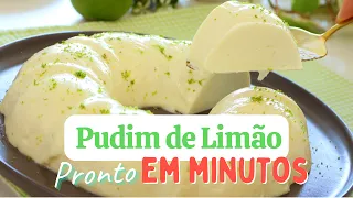 PUDIM DE LIMÃO CREMOSÃO - SEM FORNO E SEM OVOS - RECEITA PRÁTICA E REFRESCANTE - Dika da Naka