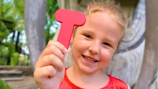 Best Learn ABC with Alphabet Game | Fun Letters Toys Hunt with Milusik Lanusik | children learn