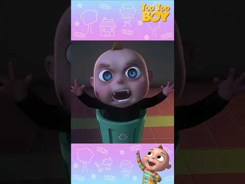 Scary Fangs Episode | Animation Shorts For Children | Cartoons For Kids |#youtubeshorts #tootooboy