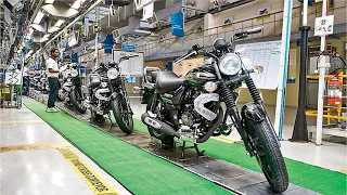 Bajaj Motorcycles production - two wheeler manufacturing in India