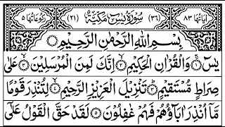 Surah Yasin (Yaseen) سورة يس | With Arabic Text | Sheikh Alaa Aqel | Best Quran Recitation | Ep192