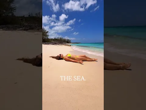 Forget about touching grass 🏖️ I need to touch the sea 🌊 Thanks Cristina Grati #atlantisbahamas