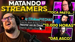 Matando STREAMERS pero SE ENOJAN y me acusan de CHEATER - #21