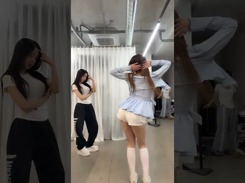 댄스 챌린지 쇼츠 촬영 중 난입한 연습생ㅋㅋ