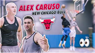 Alex Caruso Catches FIRE at Pro Runs 🔥| Jordan Lawley Basketball