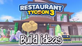 Restaurant Tycoon 3 Build Ideas - Modern Japan