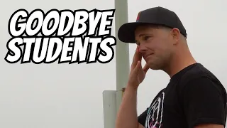 Saying goodbye to my students (full video)