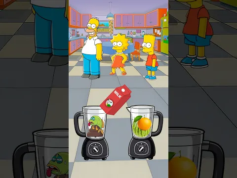 ¿Qué jugo elegirá Lisa? Los Simpson