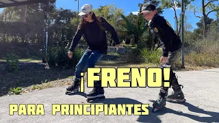 FRENAR en PATINES para PRINCIPIANTES