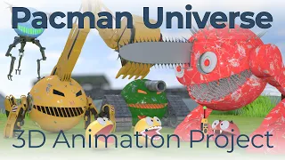 Pacman Universe – Robotic CGI Animation Compilation | Episode 4