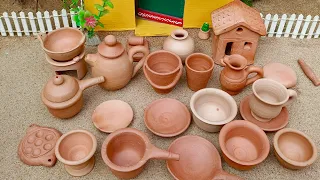 Miniature Clay Pots | Real Cooking Clay Kitchen Items | Unboxing | Miniature housewife