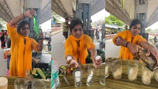 Amazing Soda Lady in India | Superb Skill 😱😱
