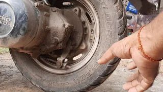 How to check Rear Wheel of Your Gearless Scooter