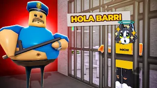 MICHI en ROBLOX escapando de BARRI PANZÓN 