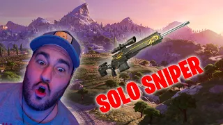 💀 ¡GANANDO SOLO con FRANCOTIRADOR! 💀 ~ FORTNITE ZB
