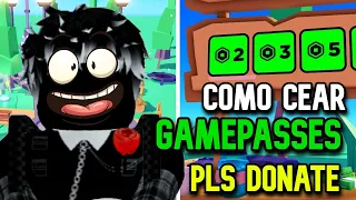 Como crear un GAMEPASS para PLS DONATE en CELULAR/MOVIL *2025* ✅