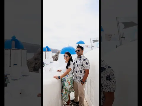 Photoshoot in Santorini ElitesMinati #shorts