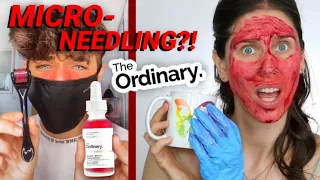 The Worst Ordinary Peel FAILS of Tik Tok - Esthetician Reacts
