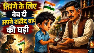 शहीद पापा की घड़ी या तिरंगा? बेटे ने लिया दिल छू लेने वाला फैसला 😢