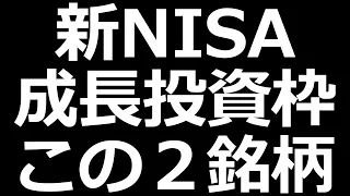 新NISA 成長投資枠はこの２銘柄