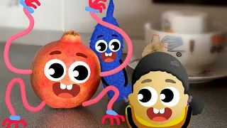 Mama Long Arms, Hagi Wagi, Squid Game Doll || Funny Adventures of Talking Fruits