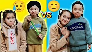 قصة الأب الطيب ضد الأب السئ !! منار واخوانها 