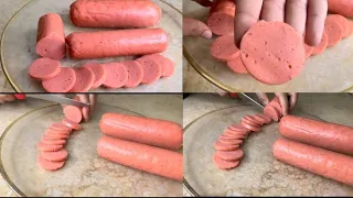 لانشون بدون لحمه بدون فراخ بدون جيلاتين بنفس طعم الجاهز وتحدى👌