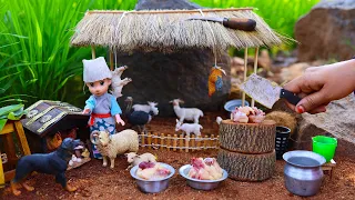 Mini Chicken Biryani | Chicken Biryani Recipe For Beginners | Miniature Cooking|The Tiny Foods-Hindi