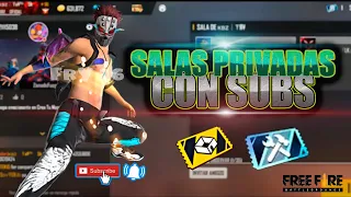 🔵EN VIVO/FREE FIRE💎SALAS PRIVADAS/CON SUBS💎REGION EEUU💯