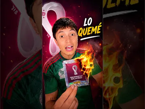 Queme un sobre del MUNDIAL!🔥😱