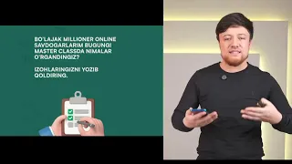Online Savdo orqali katta daromadga chiqing 1 Kun