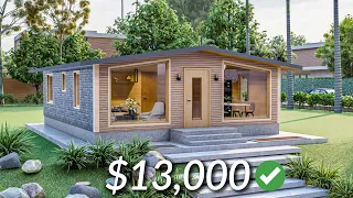 (7x9 Meters) Modern Small House Design | 2 Bedrooms Cabin House Tour | an Original Design