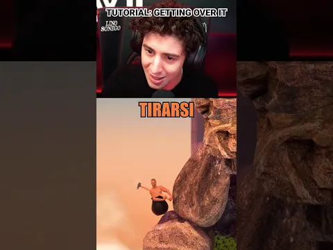 Favij CADE mentre spiega GETTING OVER IT