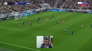 🔴PES 2021 ATUALIZADO 2026 | PSG - Arsenal | UCL | SIMULANDO A PARTIDA NO PC STEAM COM FACECAN