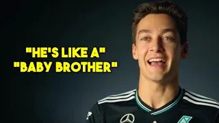 George Russell and Kimi Antonelli Out of Context but It's Just Sibling Energy