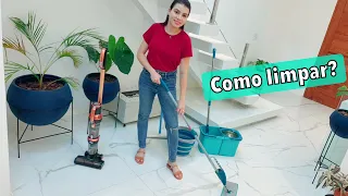 COMO LIMPAR PORCELANATO POLIDO E ACETINADO SEM MANCHAS | #PALOMASOARES