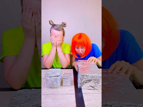 Foil with a secret 🤪😅 #funnyshortiki #funny #tiktok #shorts #challenge
