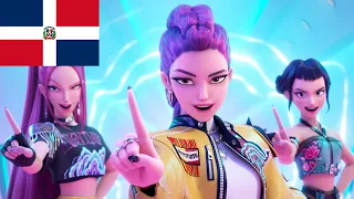 K pop Demon Hunters version dominicano