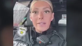 This cop got suspended for this