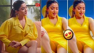 Rashmika Mandanna MIND BLOWING Looks in Yellow Dress | Rashmika Gym Video | Gossip Adda