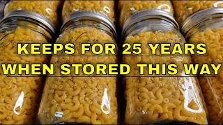 BEST FOOD TO PRESERVE FOOD FOR LONG TERM - NO SPECIAL TOOLS OR EQUIPMENT NEEDED